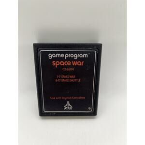 Space War CX-2604 (Atari 2600, 1978) Text Label Varient. Cart Only